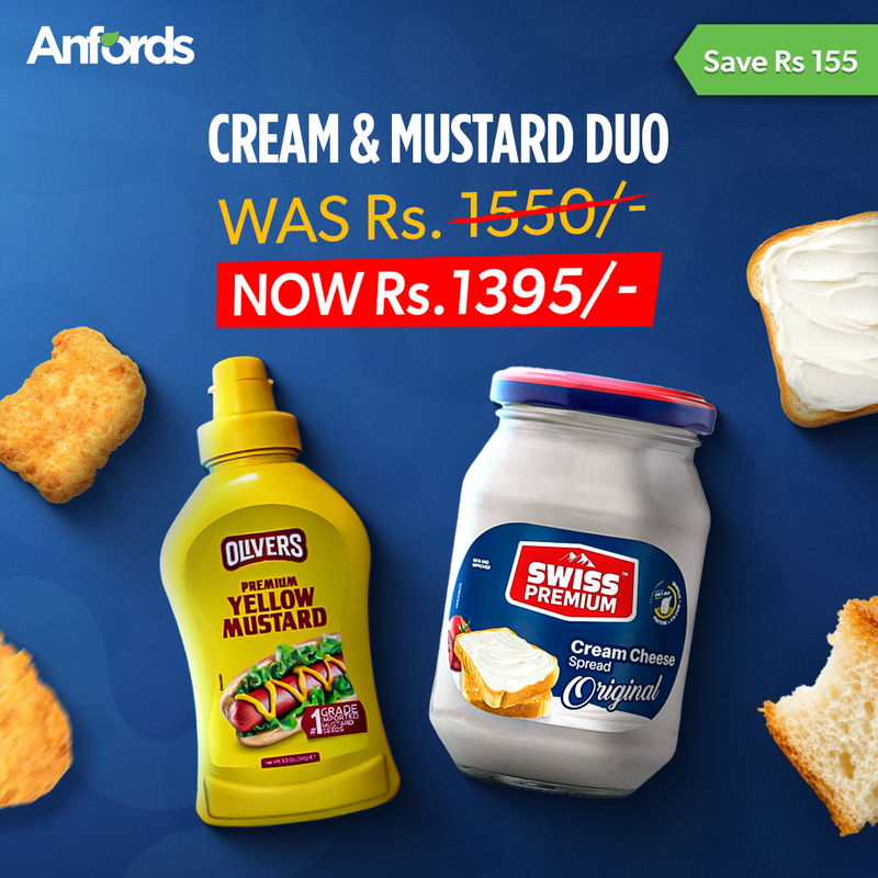 Cream & Mustard Duo