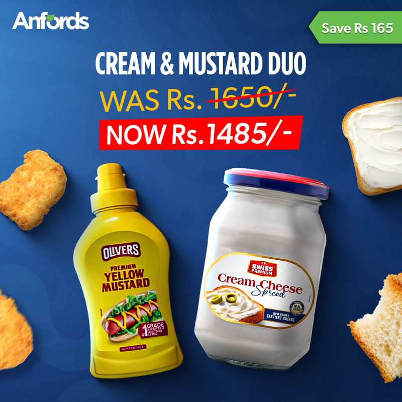 Cream & Mustard Duo