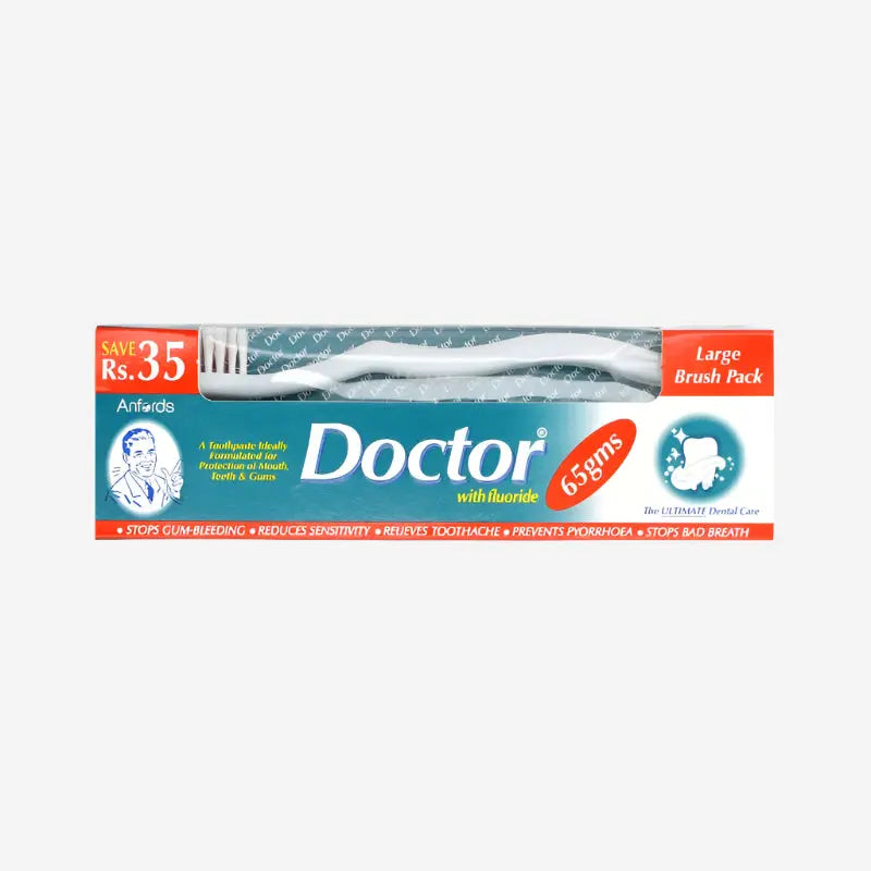 Doctor Fluoride 65 gm With Brush Anfords