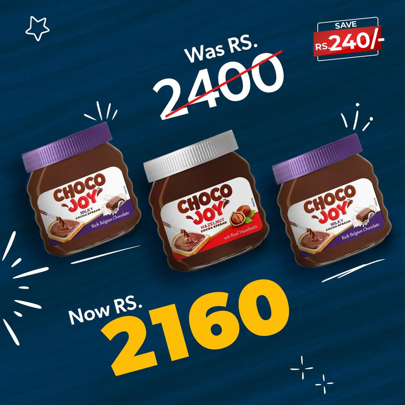 Pack of 3 (2 Milky & Hazelnut) Anfords